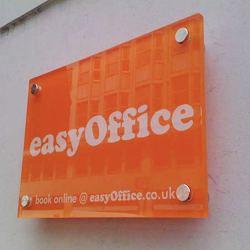 acrylic office wall plaque